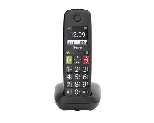 Gigaset E290 - Téléphone sans fil avec ID d appelant - ECO DECT\GAP - noir