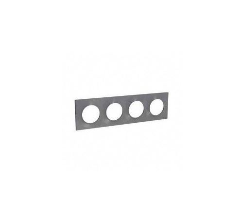 Plaque Odace Styl - Aluminium - Quadruple horizontale / verticale 71mm