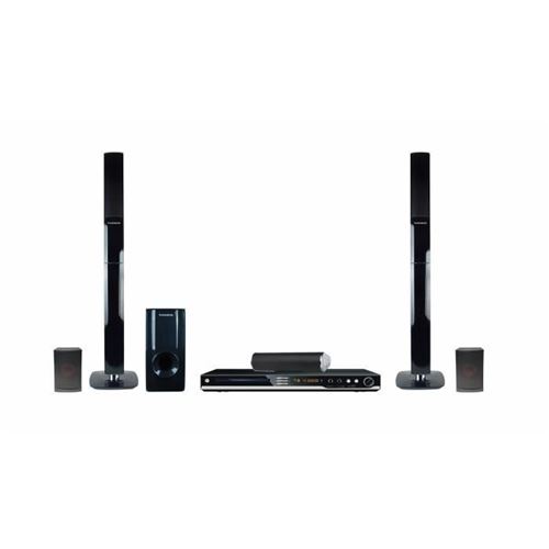 Thomson THC385 - Home theater systeem - 5.1 kanaals - 500 Watt (Totaal) - matzwart