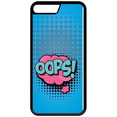 Coque Apple Iphone 7 Oops Fond Bleu