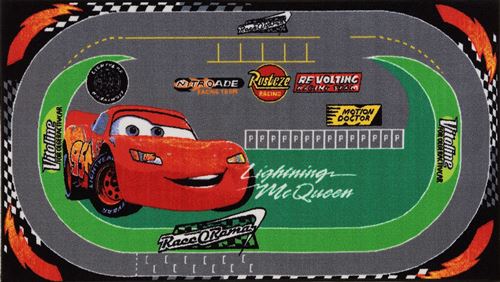Disney tapis Courses automobiles 190 x 133 cm