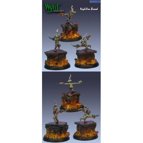 Liliths Brood Terror Tot Nephilim (Paquet de 3) Malifaux Neverborn