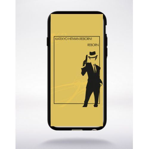 Coque katekyo hitman reborn compatible apple iphone 6 bord noir silicone