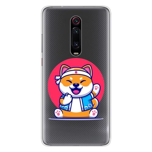 Coque en silicone imprimée compatible Xiaomi Mi 9T Shiba ninja