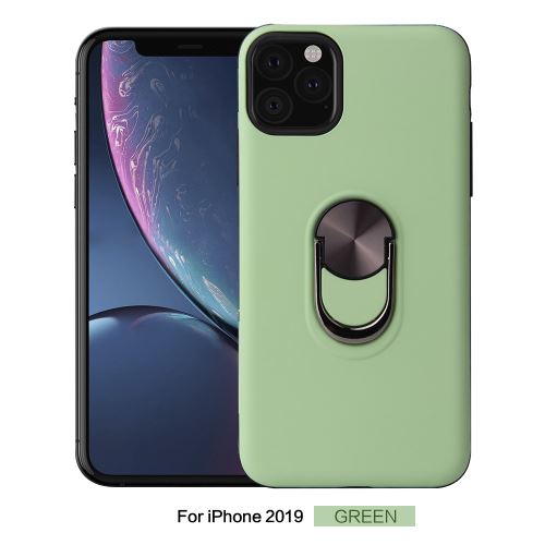 Coque de protection TPU avec support de bague pour Apple iPhone 11 6.1 - Vert