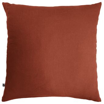 Drap housse 140x200 terracotta