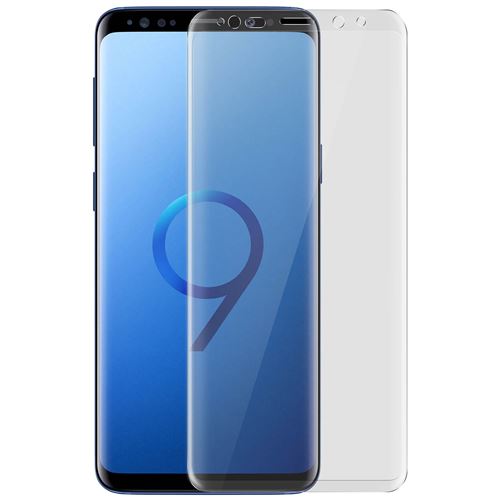 Vitre de Protection pour Samsung Galaxy S9 Ecran film Verre Trempé incurvé Haute Résistance Anti Choc Couleur :