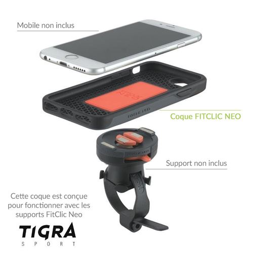 Tigra Sport - FitClic Neo Kit Voiture grille ventilation pour iPhone 11