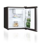 Mini frigo avec congélateur BERGEN Gris Acier inoxydable 46L -  Réfrigérateur 1 porte - Achat & prix