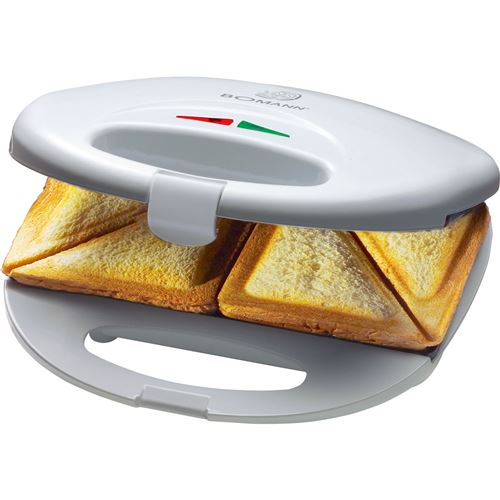 Bomann ST 5016 CB Sandwich Maker 750W Blanc - Image 2