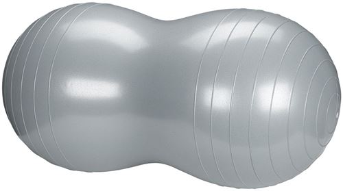 Avento bille de remise en forme d'arachide gris 100 x 50 cm