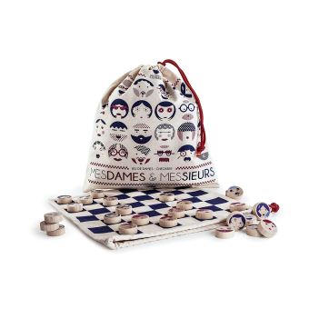 Jeu de voyage Auzou Les Jouets Libres Mesdames et Messieurs Jeu de dames