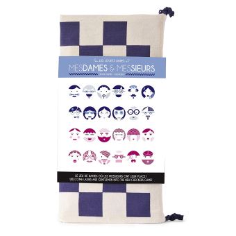 Jeu de voyage Auzou Les Jouets Libres Mesdames et Messieurs Jeu de dames