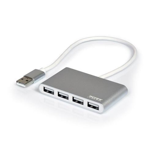 PORT Connect - Concentrateur (hub) - 4 x USB 2.0 - de bureau