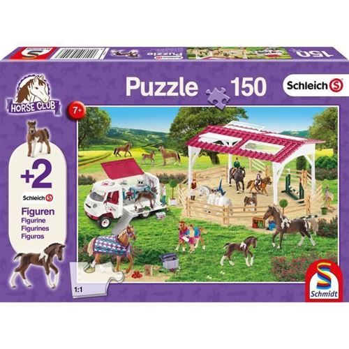 SCHMIDT SPIELE Puzzle École d?équitation et vétérinaire - 150 pieces