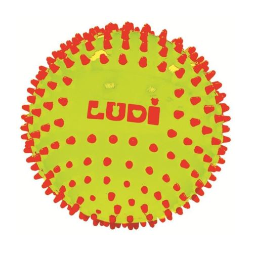 LUDI Balle Sensorielle Bicolore - Diametre 15 cm