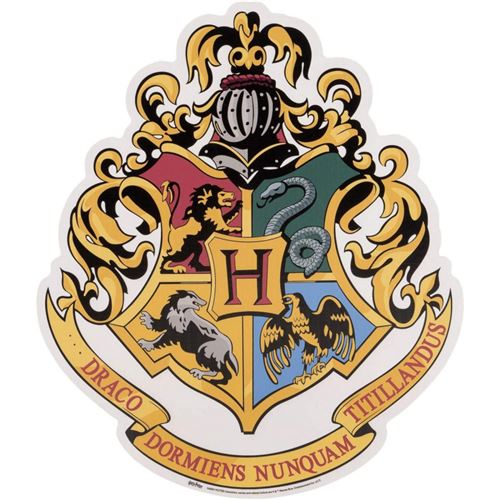 EAN Poudlard Crest Murale Découpe Harry Potter, Bois, Multi Couleur, 61 x 52 x 61 cm