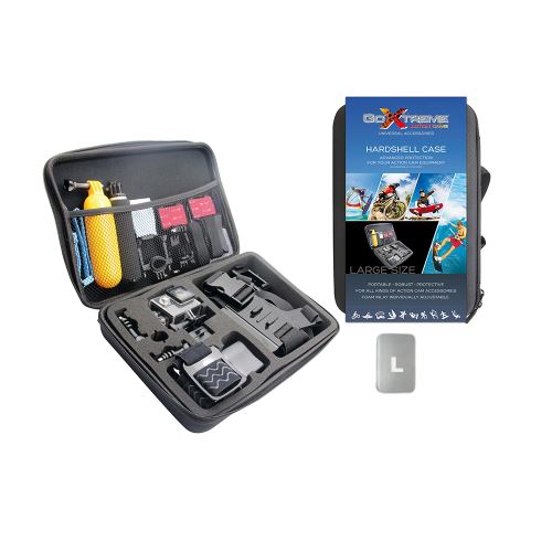 Malette de protection goxtreme big size hardshell case - noir