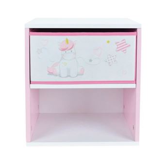 Cijep Table De Chevet Enfant Licorne Achat Prix Fnac