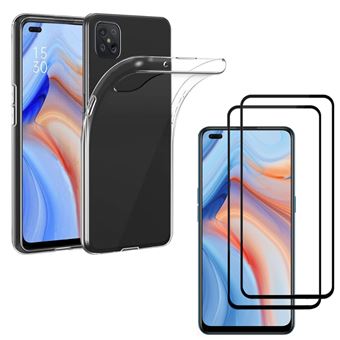 Coque Protection Oppo Reno 14 F + Verre Trempé | Antichoc, Matériau Hybride PC+TPU, Léger Et Fin
