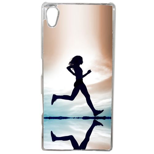 Coque Course Silhouette Compatible Sony Xperia Z4 Transparent