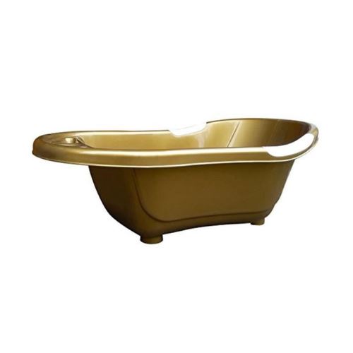 DBB REMOND Baignoire Or Avec Bouchon De Vidange Et Poignées Antidérapantes