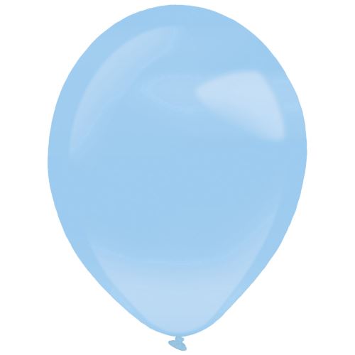 Amscan perle pour ballons 35 cm latex bleu pastel 50 pièces