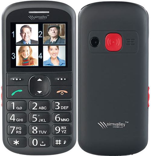 Simvalley Mobile PX-2961 - Mobiele telefoon - microSDHC slot - GSM - 0,3 MP