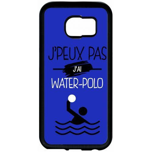 Coque samsung s6 j peux pas j ai water polo 12