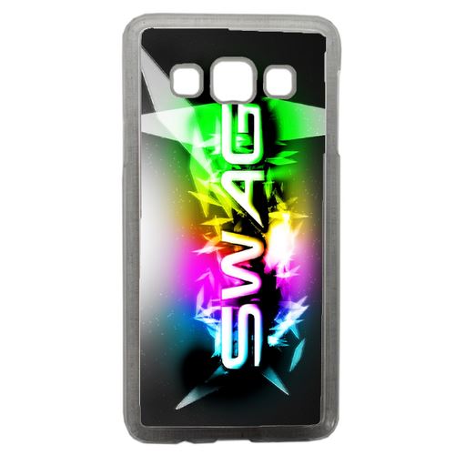 Coque Swag Disco Compatible Samsung Galaxy A3 Transparent