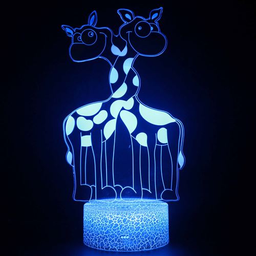 Stack - Lampe Veilleuse 3D Enfant - Tactile - Avec Télécommande - 7 Couleurs - Image 2