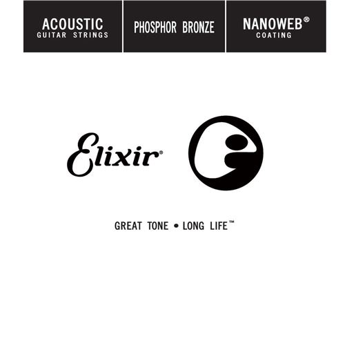 Elixir Bronze 14135 Nanoweb Acoustique - Corde L'unité 35