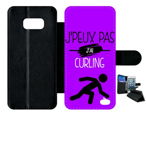 Etui à rabat samsung galaxy s8+ plus j peux pas j ai curling 8