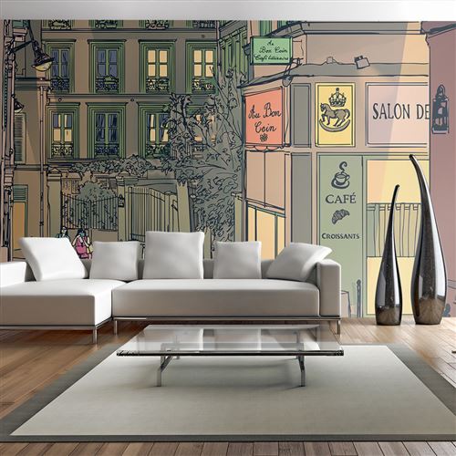 Paris Prix - Papier Peint petit Déjeuner à Paris 270x450cm