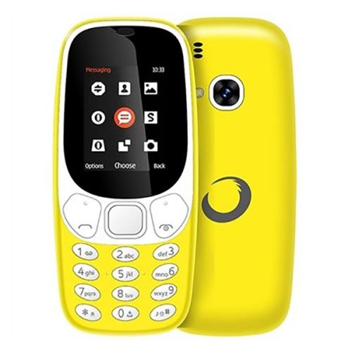 Téléphone Portable BRIGMTON NTETMO0861 BTM-4-Y Dual SIM Movil Senior 1,7 Jaune