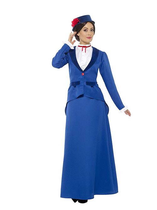 Smiffy's Déguisement Femme Déguisement Femme Nourrice Victorienne Mary Poppins