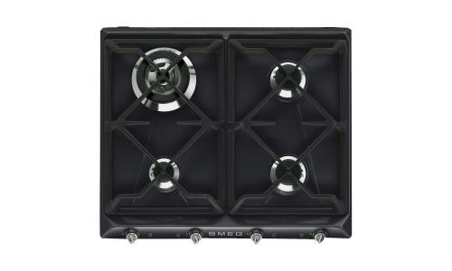 Smeg SR964NGH table de cuisson au gaz - 60 cm - noir