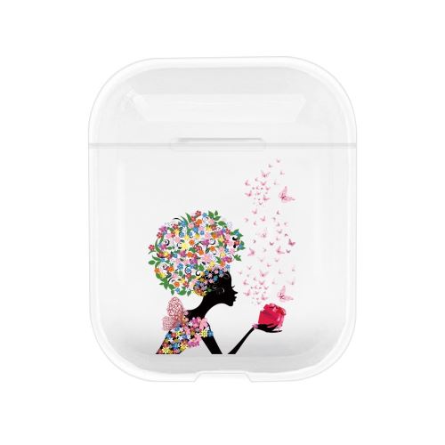 Coque en TPU modèle de dessin animé rigide beauté pour votre Apple AirPods (2019)/(2016)