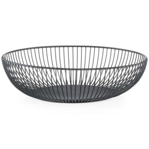 GENERIQUE - Corbeille à fruits - Métal - 28 cm - Noir - Image 2