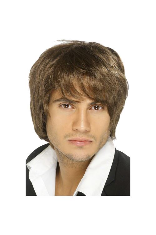 Perruque homme chatain