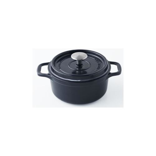 Invicta Cocotte Ronde - O 24 Cm - Bleu Reglisse - Tous Feux Dont Induction