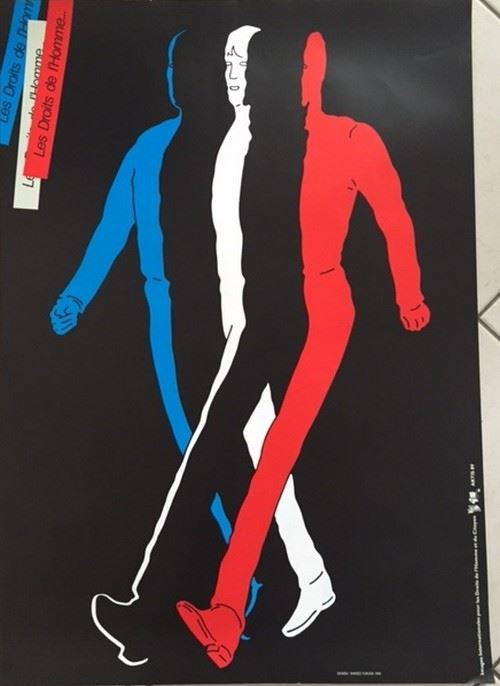 ARTIS 89 Droits de l'Homme et du Citoyen - 60x84 cm - AFFICHE / POSTER