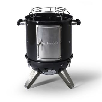 Fumoir à charbon Barbecook Oskar S Noir et Gris