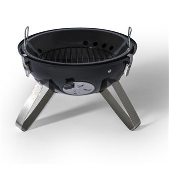 Fumoir à charbon Barbecook Oskar S Noir et Gris