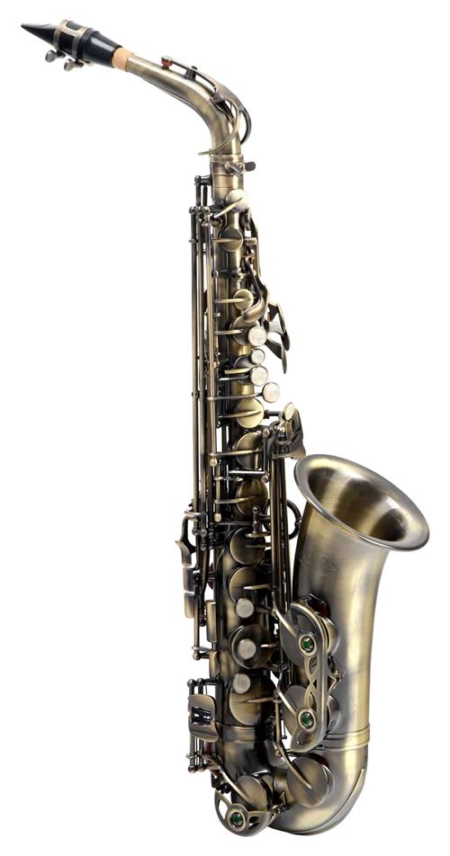 Saxophone Alto Classic Cantabile AS-450 - Rouge Antique - Instrument Débutant Avec Son Chaud - Accessoires Inclus