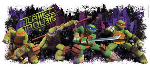 RoomMates stickers muraux Adolescents Mutants Ninja Tortues vinyle 100 x 45 cm