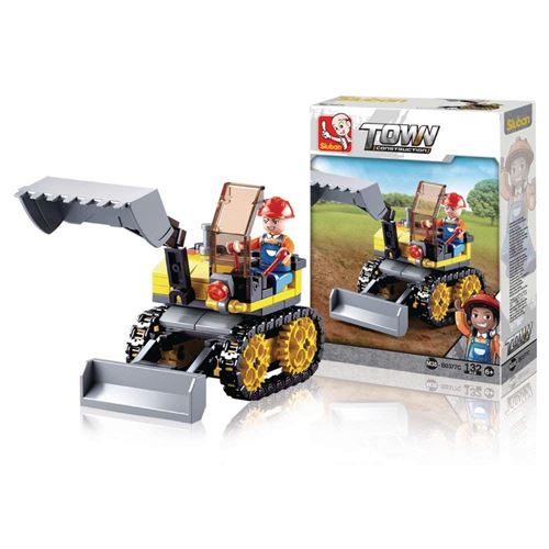 Sluban M38-b0377 C Petite Traxcavator 132 pcs, Multicolore