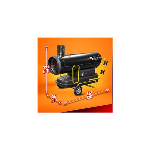 Canon à chaleur diesel à combustion indirecte 80Kw - Chauffage - Achat &  prix