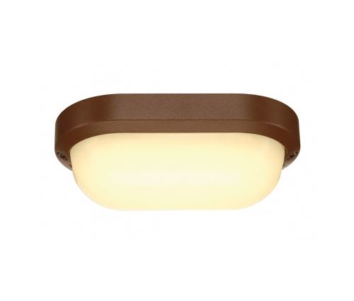 Terang 2 xl applique & plafonnier ovale fonte rouillée, 22w led, 3000k