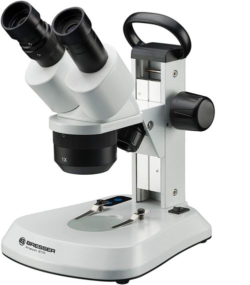 Bresser microscope Analyth STR 10-40x aluminium blanc/noir